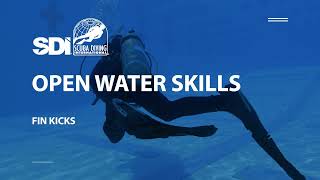 How To Perform Fin Kicks While Scuba Diving  SDI Open Water Skills [upl. by Soma]