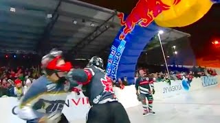 Red Bull Crashed Ice  first ever Fight full race [upl. by Namreh]