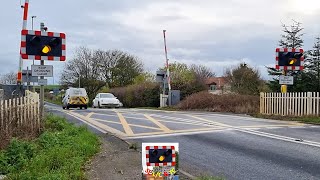 Muston Level Crossing North Yorkshire [upl. by Nirred]