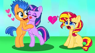 Love breaks down all barriers  MY LITTLE PONY  Stop Motion Paper [upl. by Nahsar864]