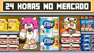 Passei 24 HORAS no MERCADO do Minecraft [upl. by Jacinthe365]