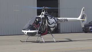 Guimbal Cabri G2 N371PA and Robinson R44 N12RH Taking Off From The Clarksville Regional Airport [upl. by Otnas]