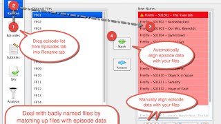 Rename TV Series via Manual Matching [upl. by Zenger126]