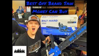 150 Chainsaw Off Amazon 62cc Power House BUILTHARD [upl. by Eirod]