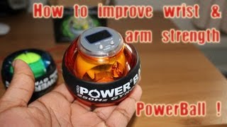 Powerball Gyroscope Exerciser Unboxing amp Review  How to improve wrist and arm strength for hockey [upl. by Darrow601]