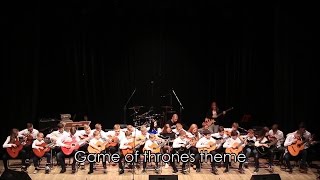 Game of Thrones Theme 28 guitars cover [upl. by Irrehs]