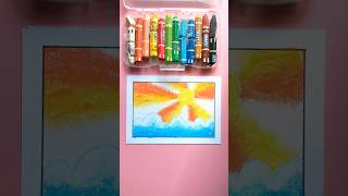 Menggambar Langit Siang Pakai Crayon Macs 12 Warna shorts shortsvideo tutorialmenggambar [upl. by Annehsat550]