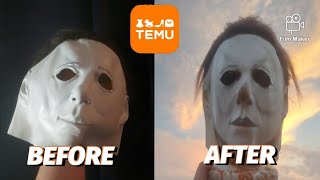 Making a Temu Michael Myers mask much better Rehaul [upl. by Ethyl]