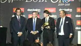 www2b10frnf Football  Messi soulier dor 2010 [upl. by Enohpesrep]