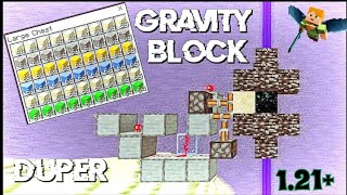 Minecraft easy gravity block dupersand farm Minecraft 121MINECRAFT GRAVITY Block Duping FARM [upl. by Girish556]