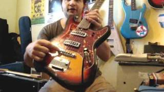 Cool Guitar of the Week60s Teisco Audition needed frets and all [upl. by Ravid]