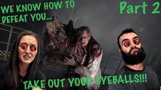 OH NO HES EYEBALLING US AGAIN Resident Evil 2 Remake 2nd run Claire part 2  Livestream [upl. by Adne]