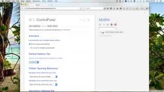 TiddlyWiki Tutorial 02  Creating a Contents Tab in TiddlyWiki [upl. by Clemens]