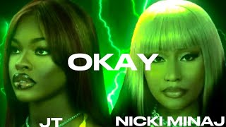 Jt  Okay Nicki Minaj MashupSped up [upl. by Eliathan]