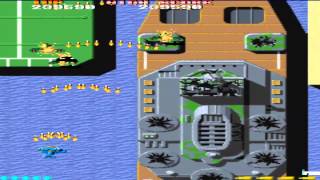 FLYING SHARK ARCADE GAMEPLAY ALL ONE CREDITONE LOOP [upl. by Yelram]