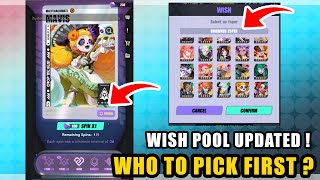 WHO SHOULD YOU PICK FIRST FROM WISH POOL  NEW WISHPOOL  DISLYTE [upl. by Adnamor735]