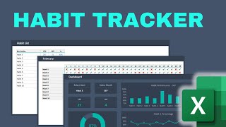 How to Build a Habit Tracker in Excel [upl. by Salvadore836]