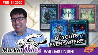 Buyouts are Everywhere Master Rule Changes New Meta and Reprints Yugioh Market Watch Feb 11 2020 [upl. by Auhsohey]