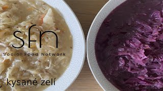 How to make kysané zelí  Sauerkraut  Braised Cabbage  Social Food Network [upl. by Trumaine431]