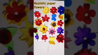 Realistic paper flowers shorts ytshorts paper flowers [upl. by Fishbein]