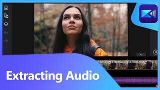 How to Extract Audio from Video EASY  PowerDirector App Tutorial [upl. by Iem]