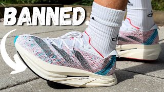 Why Adidass New Shoe Is ILLEGAL [upl. by Romeu642]