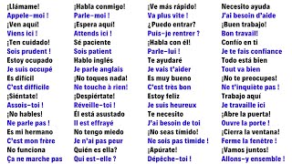 Écoutez ces 100 Phrases pour Parler Espagnol comme un Natif [upl. by Shaun173]