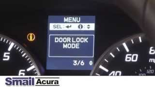 Setting Door Locks on Your New Acura Vehicle [upl. by Vharat590]