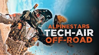 Indepth Review Alpinestars Techair Offroad Airbag system  HarleyDavidson Pan America [upl. by Noyek706]