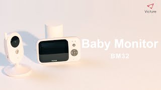 BM32  How to Set the Functions of Victure Baby Monitor ？ [upl. by Newcomer]