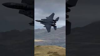 5 F15 Eagles Rip Through the Mach Loop at Lightning Speed – Insane LowLevel Flying f15 🦅🔥 [upl. by Anawed]