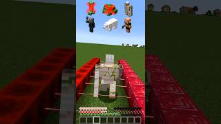 Mob Test vs Laser Damage in Minecraft shorts minecraft memes [upl. by Valiant]