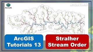 Strahler Stream Order from DEM Data in ArcGIS 1082 [upl. by Mcmillan]