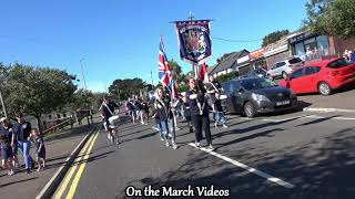 Cairncastle Flute Band on the march Derry Day 2020 [upl. by Oruhtra]