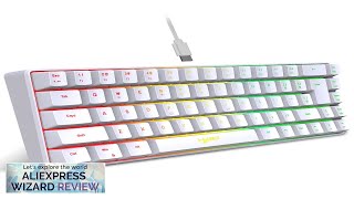 HXSJ V200 Wired K68 RGB Streamer Mini Gaming Keyboard 19Key ConflictFree Membrane Review [upl. by Novart]