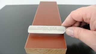 How To Strop a Straight Razor By The Classic Edge Shaving Store [upl. by Mayfield]