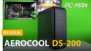 AeroCool DS200 Midi Tower  Review  Test  HD [upl. by Anneehs]