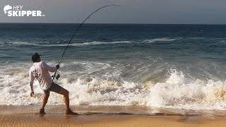 EPIC Surf Fishing How to catch MONSTER FISH [upl. by Mountford522]