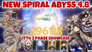 Arataki Itto C6R5 Showcase Double Phase  Genshin Impact New Spiral Abyss 48 Floor 12 [upl. by Stefan191]