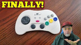 HOLY CRAP FINALLY The SEGA Saturn Pro Controller With Hall Effect Analog Sticks [upl. by Zsuedat118]