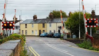 Stowmarket Regent Street Level Crossing Suffolk [upl. by Winni]