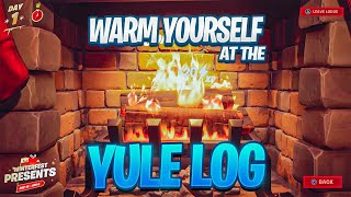 Warm Yourself At The Yule Log In The Cozy Lodge WINTERFEST QUESTS [upl. by Forelli134]