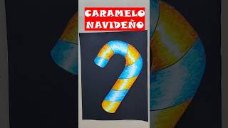 Caramelo navideño navidad dibujosfaciles tradiciones [upl. by Saiff]