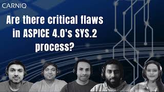 Are There Critical Flaws in ASPICE 4 0s SYS 2 Process [upl. by Swart]