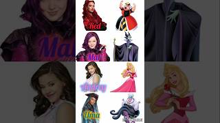 Disney Descendants Red Mal Audrey Uma disneydescendants [upl. by Einnahc984]