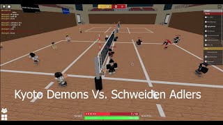 FULL MATCH Kyoto Demons vs Schweiden Adlers Volleyball 42 Scrimmage [upl. by Roban841]