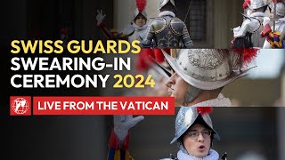 LIVE  Vaticans Swiss Guards Swearingin Ceremony of the New Recruits  May 6th 2024 [upl. by Atenik517]