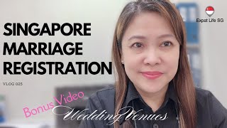 Singapore Marriage Registration [upl. by Ahsiekan320]