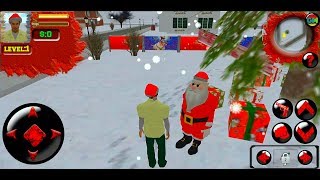 Crime Santa 1 Christmas Town  by Naxeex LLC  Android GamePlay FHD [upl. by Etnovad]