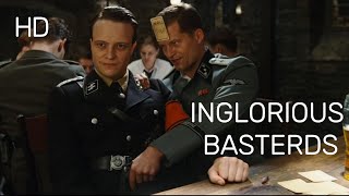 Inglorious Basterds  Bar Scene  Quentin Tarantino  HD [upl. by Aksoyn]